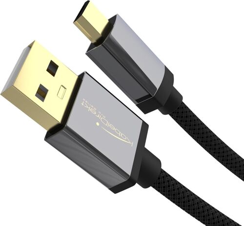 KAL-\u2013 1m Câble de Chargement Micro USB (Câble de données Micro USB, pour Tous Les appareils Micro USB) Pro Series