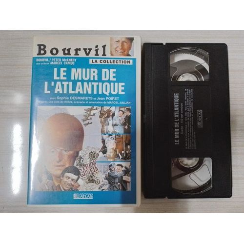 Cassette Vidéo Vhs - Le Mur De L'Atlantique - Bourvil