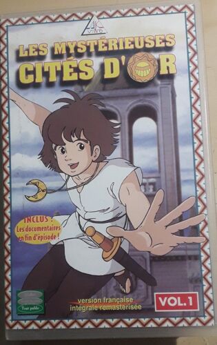 Les Mystérieuses Cités D'Or - Vol. 1 [Vhs] - 4 Épisodes + Documentaire - Remasterisé - 100 Mn (1996)