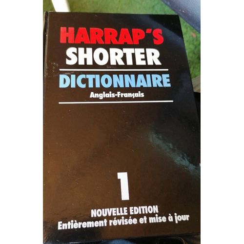 Harraps Shorter Anglais Français