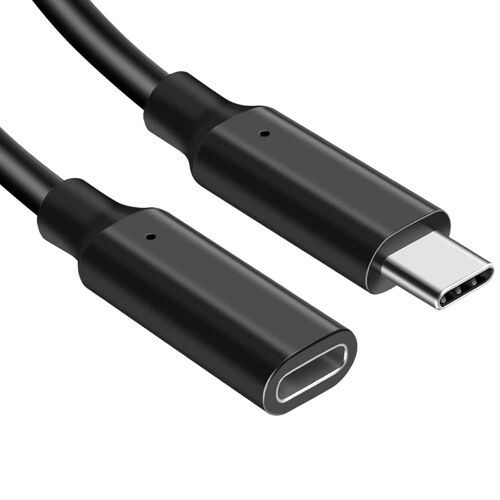 JGD-Câble d'extension USB C 1M, Câble Rallonge USB C, Câble Adaptateur USB Type C Femelle à Mâle,Grande Vitesse USB3.2 10Gbit/s 100W 4K/60Hz,Compatible avec MacBook Pro/Air,XPS,iPhone 15,Galaxy et Pl