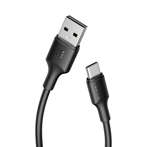 Câble USB C 60W PD 3A TPE, câble de charge rapide USB Type-C 1,20 M / 3,93 Ft noir, Chargeur Cable Type C USB A Cordon USB-C en TPE pour Samsung Galaxy S21 S20 / Google Pixel 7