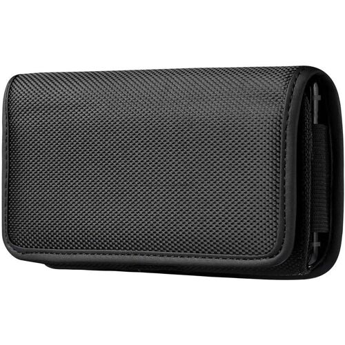 KALANKA-Étui de Ceinture Horizontal pour Huawei P Smart/Honor 6X 9 / Mate 20 Lite 20 Pro / P30 P40 Lite / Y5 Y6 2019 / SFR Altice S61 Clip Ceinture Coque Holster Oxford Sacoche Smartphone Protection