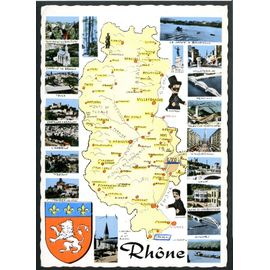 Carte Postale N° J.8, Département Du Rhône