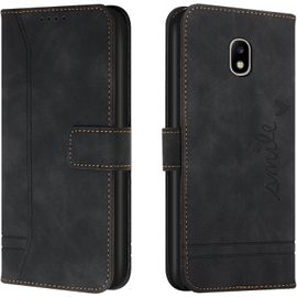 Kal-Coque Pour Samsung Galaxy J5 2017/J530, Etui Portefeuille Samsung J5 2017/J530, Protection Etui À Rabat Housse En Cuir Pu Avec Antichoc Tpu [Magnétique] Pour Samsung J5 2017/J530 (Noir)
