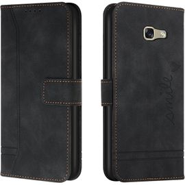 Kal-Coque Pour Samsung Galaxy A3 2017/A320, Etui Portefeuille Samsung A3 2017/A320, Protection Etui À Rabat Housse En Cuir Pu Avec Antichoc Tpu [Magnétique] Pour Samsung A3 2017/A320 (Noir)