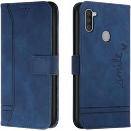 Kal-Coque Pour Samsung Galaxy A11 / M11, Etui Portefeuille Samsung A11 / M11, Protection Etui À Rabat Housse En Cuir Pu Avec Antichoc Tpu [Fermoir Magnétique] Pour Samsung A11 / M11 (Bleu)