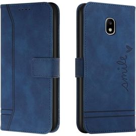 Kal-Coque Pour Samsung Galaxy J5 2017/J530, Etui Portefeuille Samsung J5 2017/J530, Protection Etui À Rabat Housse En Cuir Pu Avec Antichoc Tpu [Magnétique] Pour Samsung J5 2017/J530 (Bleu)