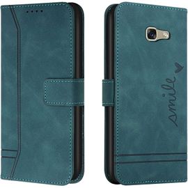 Kal-Coque Pour Samsung Galaxy A3 2017/A320, Etui Portefeuille Samsung A3 2017/A320, Protection Etui À Rabat Housse En Cuir Pu Avec Antichoc Tpu [Magnétique] Pour Samsung A3 2017/A320 (Vert)