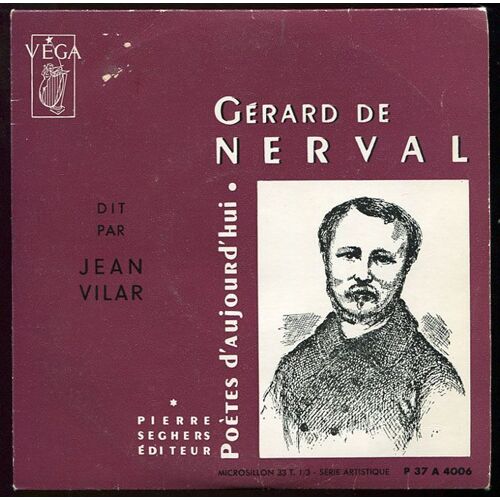 Vega P37 A4006 -  Gérard De Nerval Dit Par Jean Vilar