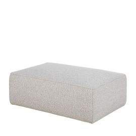 Pouf Pour Canapé Modulable Gris Clair Chiné