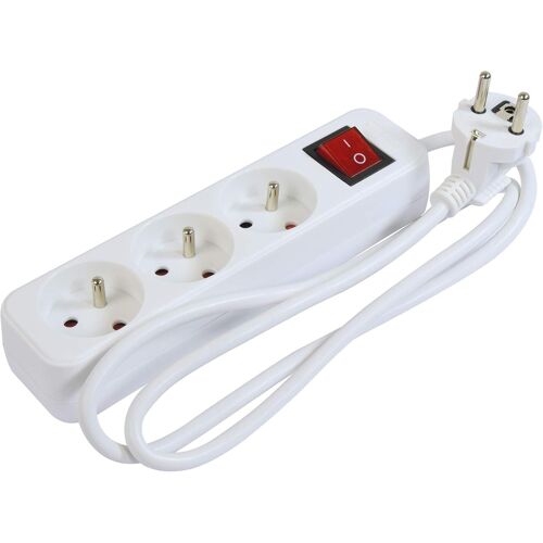 KALANKA-8056 Bloc multiprises 3 prises 16A + terre + interrupteur