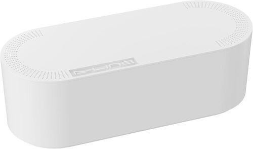 EU/CTULGEW/SW Boîte de Rangement pour Câbles, Boîte Cache-Câble, Cache Multiprise, Garder les Câbles Bien Rangés - Blanc, Grande