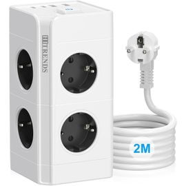 Multiprise 8 Prises Avec USB C PD 20W, Ohuo Multiprise En