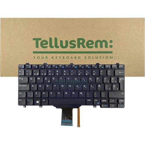 Clavier De Remplacement Espagnol Rétroéclairé Pour Dell Latitude E7250. Latitude E5250, Latitude E5270
