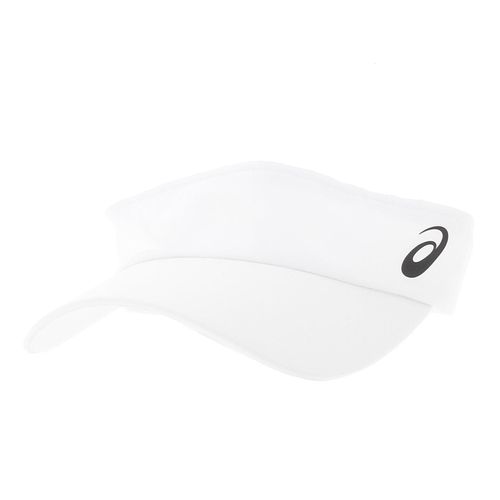 Visiere Casquette Asics Prfm Visor Brillant White Blanc Unique