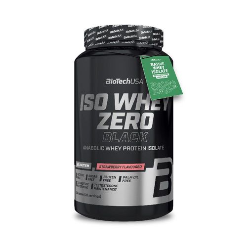 Iso Whey Zero Black (908g)|Fraise| Whey Isolate|Biotech Usa 