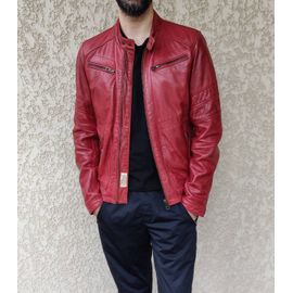 Blouson En Cuir D'Agneau Redskins Clayton Mojito
