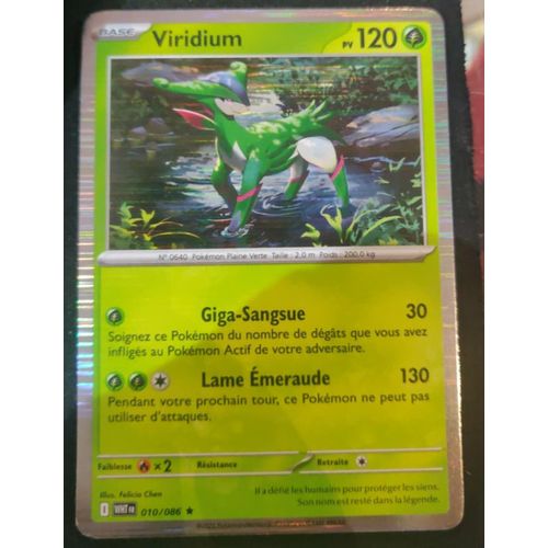 Pokemon Viridium 010 / 086 Holo N&B 10.5