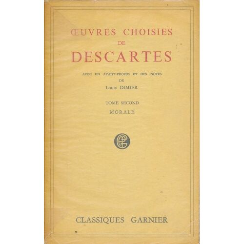 Oeuvres Choisies