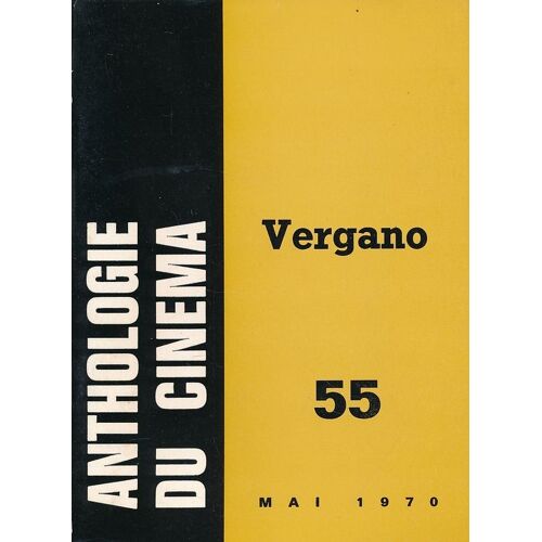 Anthologie Du Cinéma. 55. Vergano