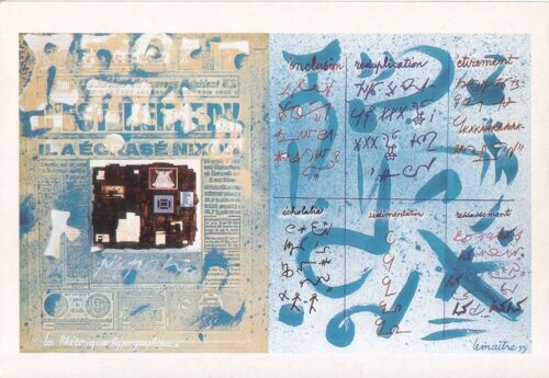 Maurice Lemaître - Le Sens De L'Histoire - Carte Postale