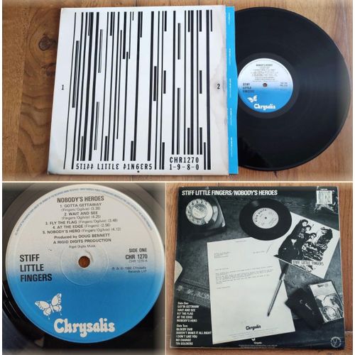 Album Lp 33t Rpm (12") Vinyle Stiff Little Fingers « Nobody'S Heroes » Punk Uk 1980