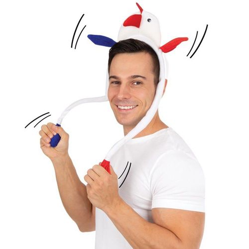 Serre-Tête Coq Animé Cocorico France Adulte