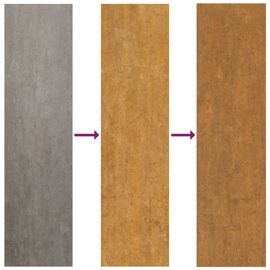 Vidaxl Lit Surélevé De Jardin 960x100x36 Cm Acier Corten