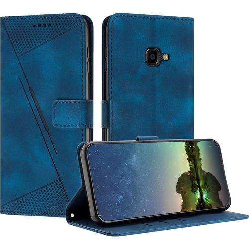 Kal-Etui Coque Pour Samsung Galaxy Xcover 4 / 4s, Coque De Telephone En Cuir De Première Qualité [Pochette De Portefeuille] Porte Carte Compatible Avec Coque Samsung Xcover 4/4s - Bleu