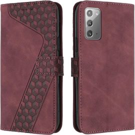 Coque Pour Samsung Galaxy Note 20, Tui Tlphone Samsung Note 20, Etui Protection Housse Premium En Cuir Pu Portefeuille Pochette Case [Magntique] Etui Rabat Pour Galaxy Note 20 (Rouge)
