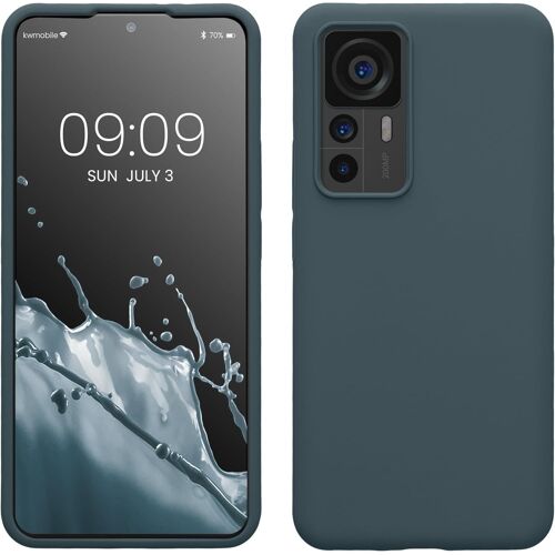 KAL-Housse Compatible Avec Xiaomi 12T / 12T Pro Coque - Housse De Téléphone Protection Souple En Tpu Silicone - Ardoise Foncée