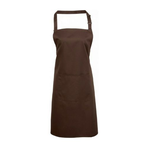 Tablier couleurs avec poche Apron Premier Marron Unique