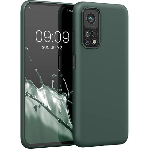 Housse Compatible Avec Xiaomi Mi 10t / Mi 10t Pro Coque - Housse De Téléphone Protection Souple En Silicone - Vert Mousse