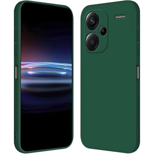 KAL-Coque Pour Redmi Note 13 Pro+ / Redmi Note 13 Proplus (6.67" Inches) Étui En Silicone Tpu Souple - Vert Foncé