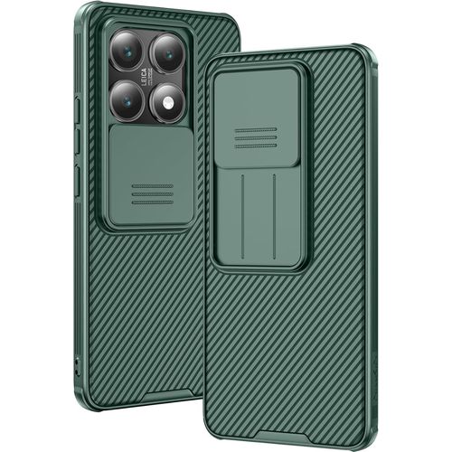 Kal-Coque Compatible Avec Xiaomi 14t Pro, Coque Pour Xiaomi 14t Pro Protection De La Caméra En Pc Dur Coque Pour Xiaomi 14t Pro (6.67"") - Vert