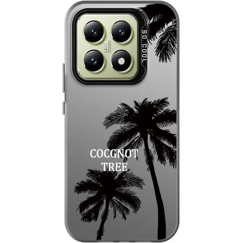Kal-Coque Pour Xiaomi 14t 5g, Étui Téléphone Ultra Fine Antichoc Fleurs Animal Motif Design Housse Protection Slim Bumper Case Cover, Coconut