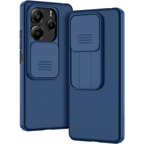 Senior-Coque Compatible Avec Xiaomi Note 14 5G (Non Pour 4G), Coque Note 14 5G Protection De La Caméra En Pc Dur Coque Pour Xiaomi Note 14 5G (6.67"") - Bleu[L1568]