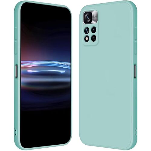 KAL-Coque Pour Redmi Note 11 Pro+ 5G / Redmi Note11 Proplus (6.67" Inches) Étui En Silicone Tpu Souple - Cyan Clair