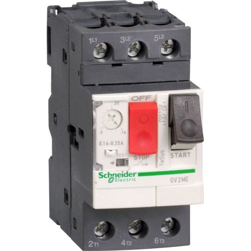 Interrupteur Schneider electric - GV2ME06AP - Interrupteur de moteur électrique Schneider 3P 0,55kW 1,0-1,6A PL