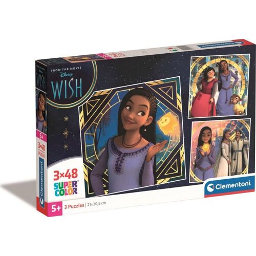 Puzzle Enfant 3x48 Pièces - Wish