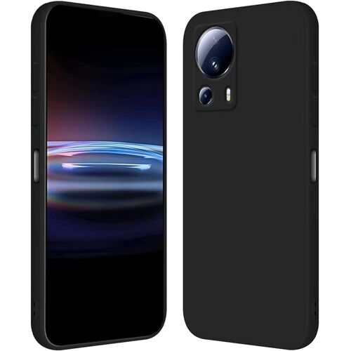 KAL-Coque Pour Xiaomi Mi 13 Lite (6.55" Inches) Étui En Silicone Tpu Souple - Noir