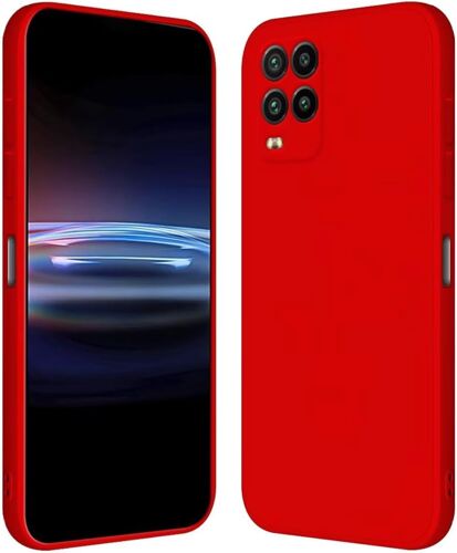 KAL-Coque Pour Xiaomi Mi 10 Lite (6.57" Inches) Étui En Silicone Tpu Souple - Rouge De Chine