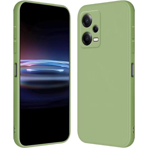 KAL-Coque Pour Poco X5 5G / Redmi Note 12 5G (6.67" Inches) Étui En Silicone Tpu Souple - Vert Matcha