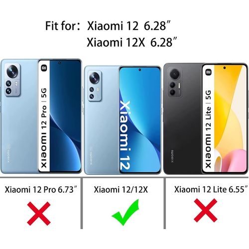 Coque Pour Xiaomi 12 / Xiaomi 12x, Housse Tpu Silicone Rotation 360° Aimant Anneau Support Double Défense Protection Etui - Rouge