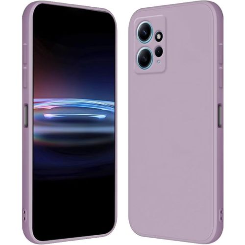 Kal-Coque Pour Redmi Note 12 (4g) (6.67" Inches) Étui En Silicone Tpu Souple - Herbe Violette