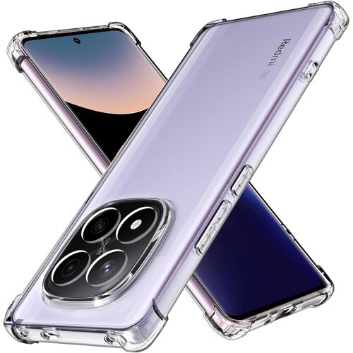 Tianyi-Coque Antichoc Pour Xiaomi Redmi Note 14 Pro+ Plus 5g Avec Protection Caméra, Étui De Silicone Mince Souple Tpu Anti-Jaune Housse, Transparent