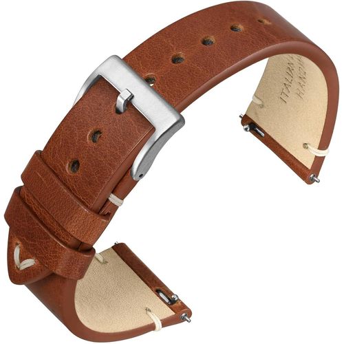 Bracelet De Montre Pour Homme Femme,Bracelets En Cuir Rétro Italien,Dégagement Rapide,Largeur De Bande 18mm 20mm 22mm.[U412]