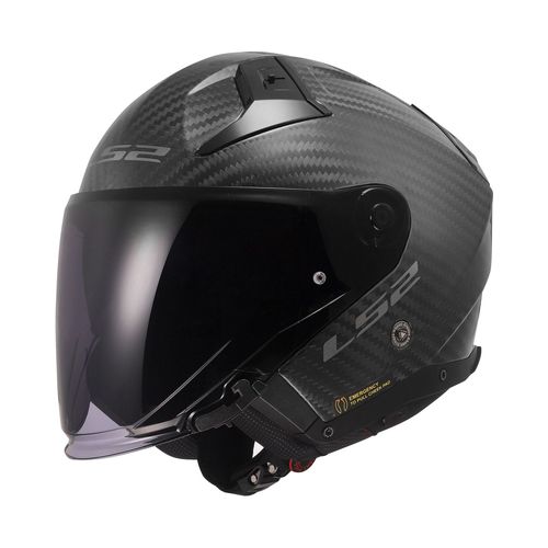 Casque Ls2 Infinity Ii Carbon Noir Xxxl