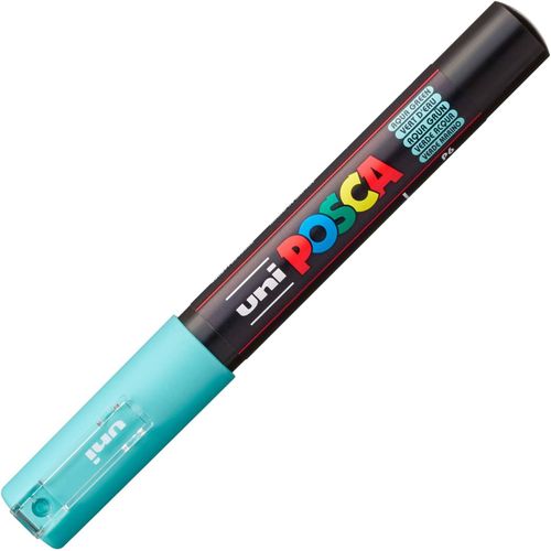 Letnerny-Uni-Ball Marqueur Uni 186567 - Pointe Ogive Fine - 0,9-1,3 Mm - Vert D'eau